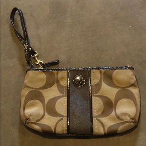 Brown coach clutch